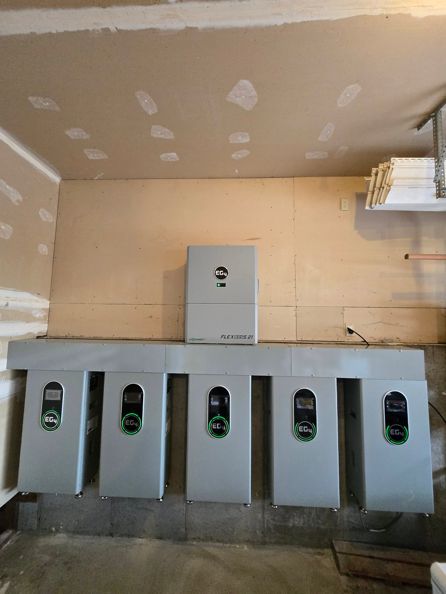 71.5 kWh EG4 battery wall retrofit — Payson, UT